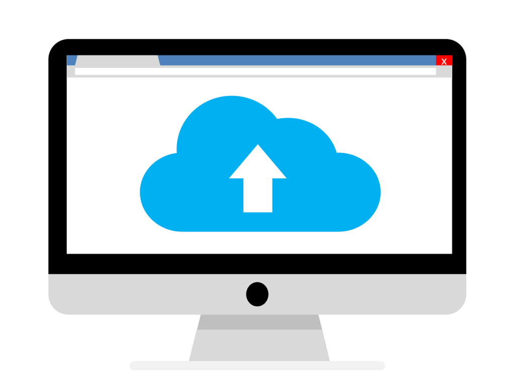 Cloud computing technology illustration