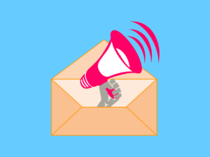 Email marketing digital concept illustration